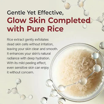 💖PEEL SHOT GLOW RICE AMPOULE DUO-SERUMS FORBRIGHTENING, EXFOLIATING, AND MOISTURIZINGSUITABLE FOR ALL SKIN TYPES