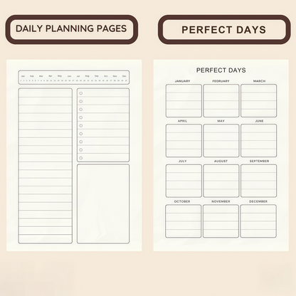 ✨2026 Daily Planner with Hourly Schedule-All-in-One Yearly Monthly