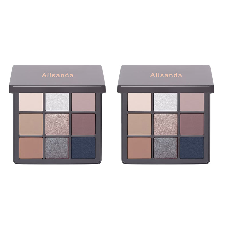 Final 3 Hours: 60% OFF 🔥The New Mini Eyeshadow Palette 9 Color Taupe & Brown Neutral Eye Shadows, Velvety Matte & Shimmer, Long Wearing, Rich Buttery Pigment Blendable Natural Look