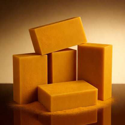 Alisanda™ soap : Rich in Vitamin C, retinol, collagen, and turmeric—a Japanese-made complex formula, fortified with hyaluronic acid and Vitamin E.
