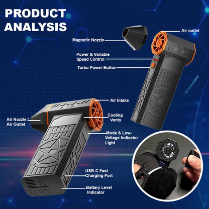 🔥Last Day Sale！70% OFF!🔥2026 Upgrade TAILEDEN 12000W Thermal Snow Blower