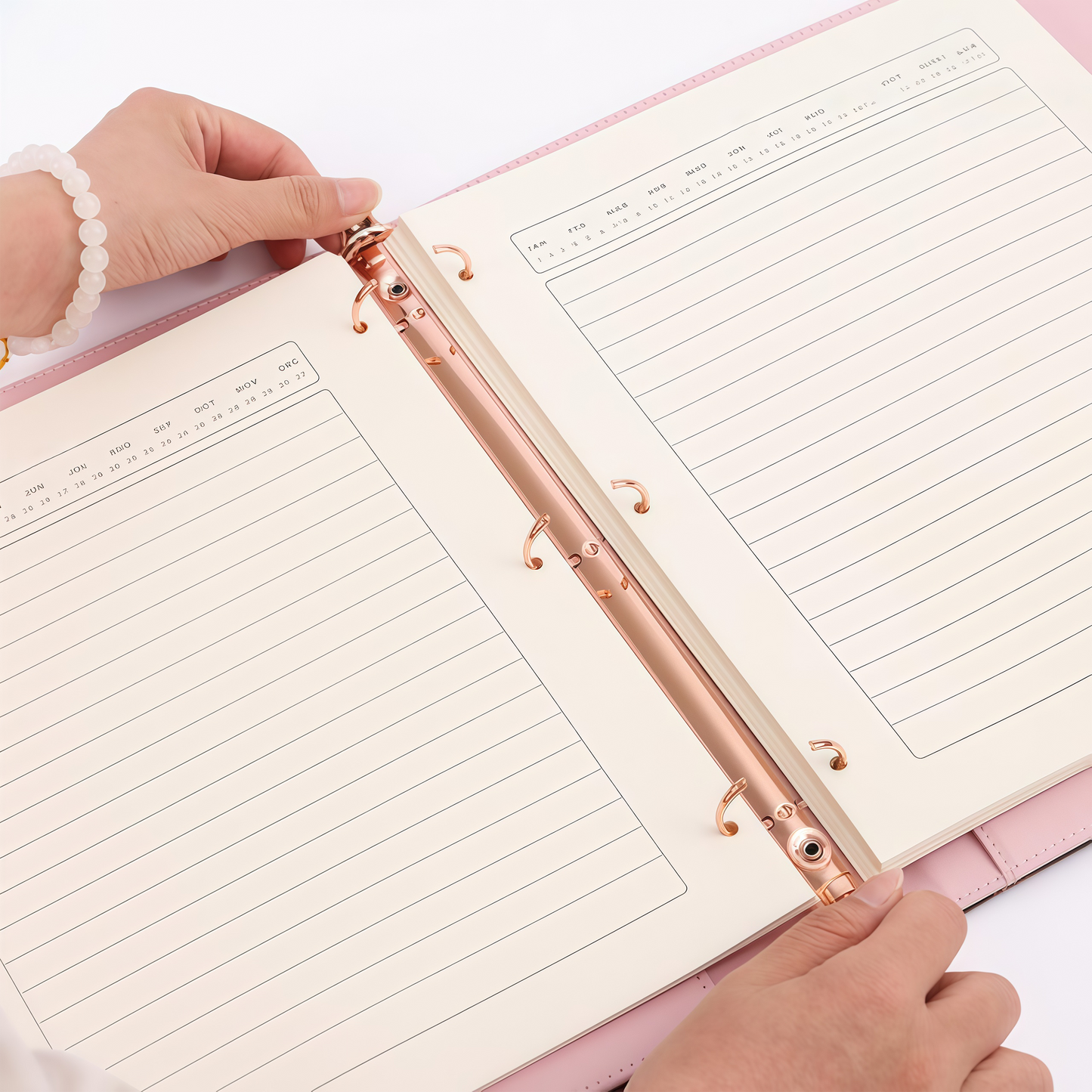 ✨2026 Daily Planner with Hourly Schedule-All-in-One Yearly Monthly