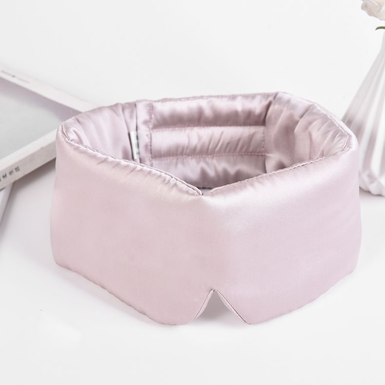 Silk Sleep Mask - Face-Hugging, Padded Cocoon for Luxury Sleep in Total Darkness - 100% Pure Mulberry Silk