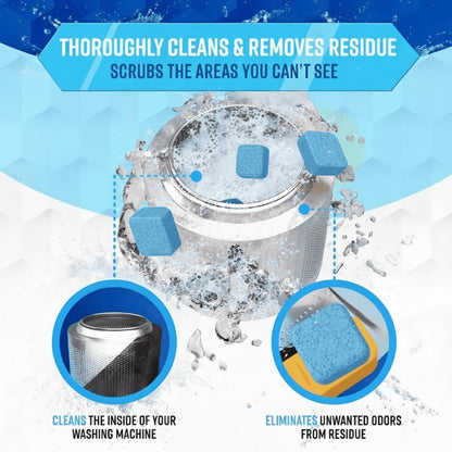 🔥Final 3 Hours: 60% OFF-🫧Eco-Friendly Washing Machine Cleaner Fights Pet Odors & Hair Build-Up for Fresh Clean Machines