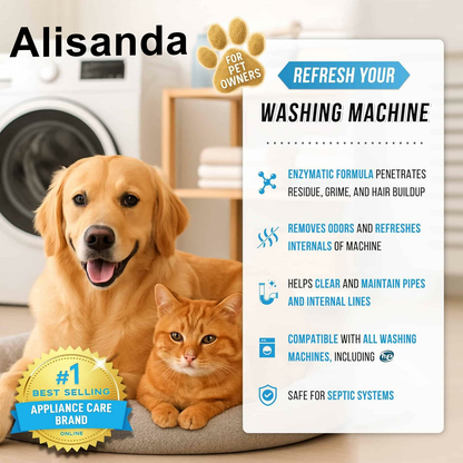 🔥Final 3 Hours: 60% OFF-🫧Eco-Friendly Washing Machine Cleaner Fights Pet Odors & Hair Build-Up for Fresh Clean Machines
